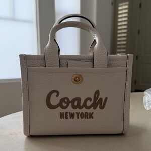 Coach Cream mini tote Bag